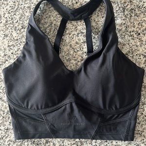 Gymshark X Whitney Simmons  Black Longline Bra Small